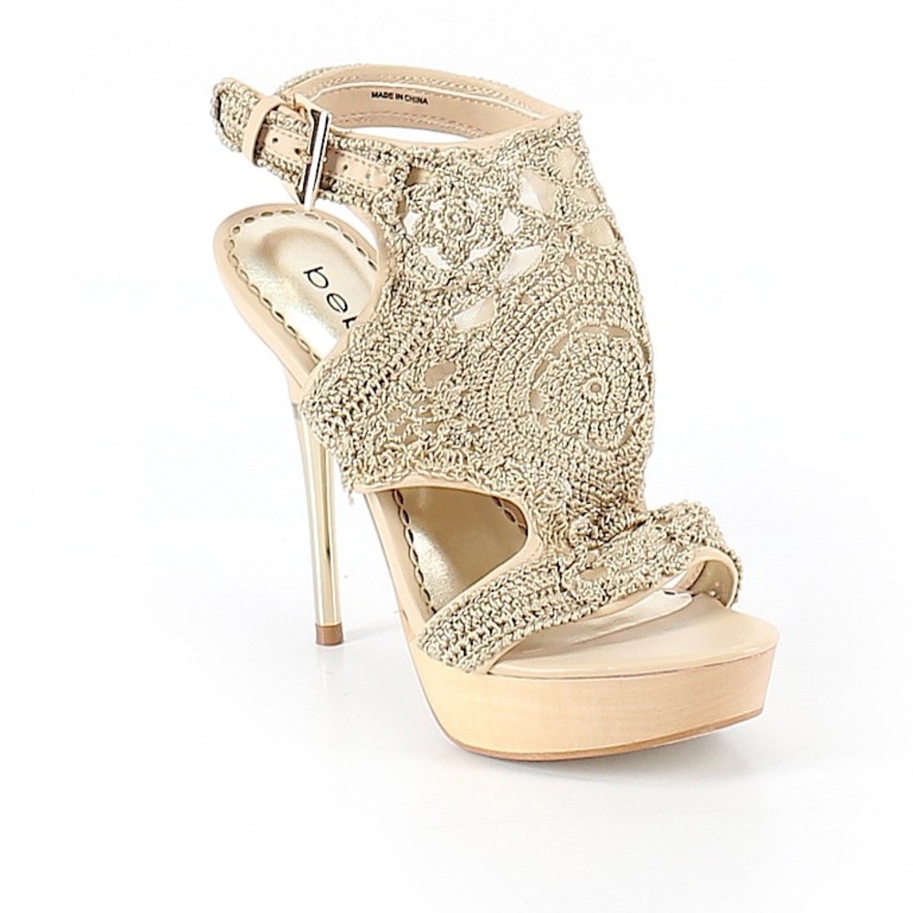 Bebe Harriett Nude Sandals